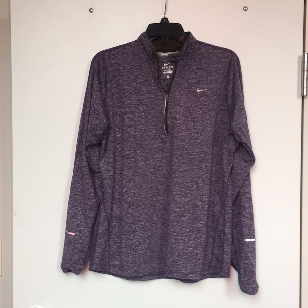 NIKE Dry Fit Purple Pullover