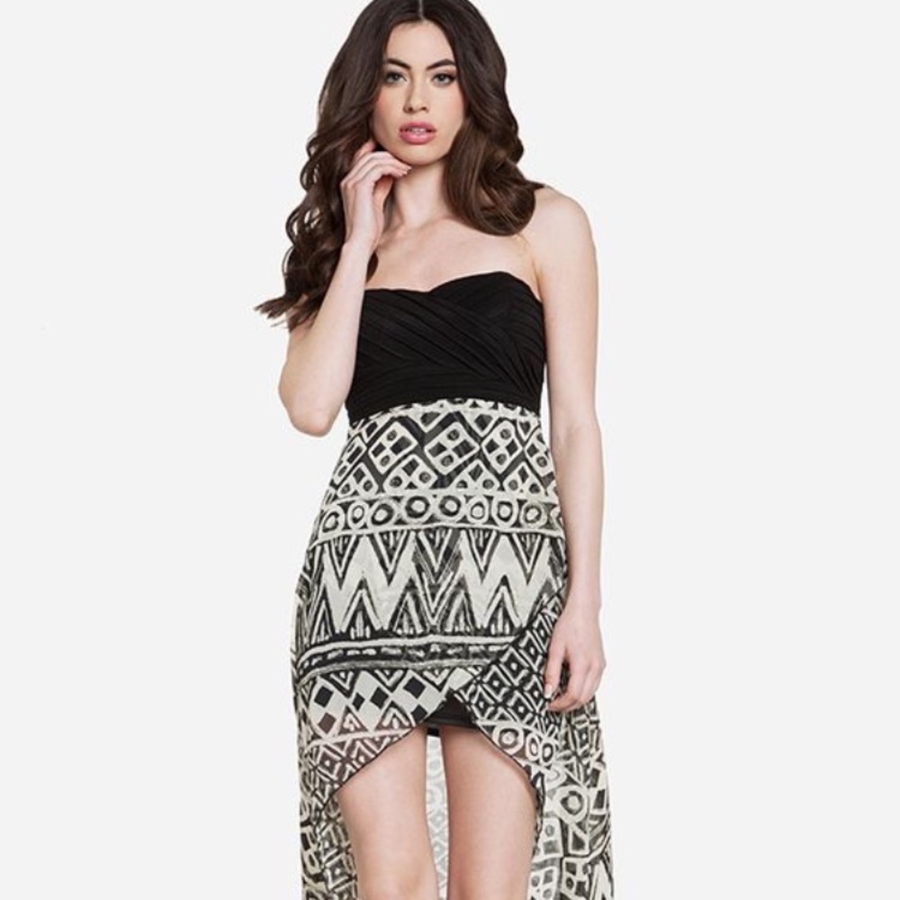 NWOT - Dailylook Tribal Print High Low Dress