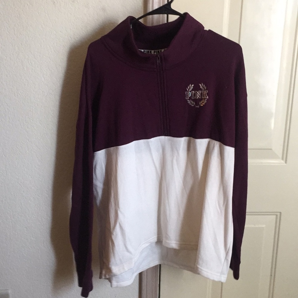 Maroon PINK sweatshirt