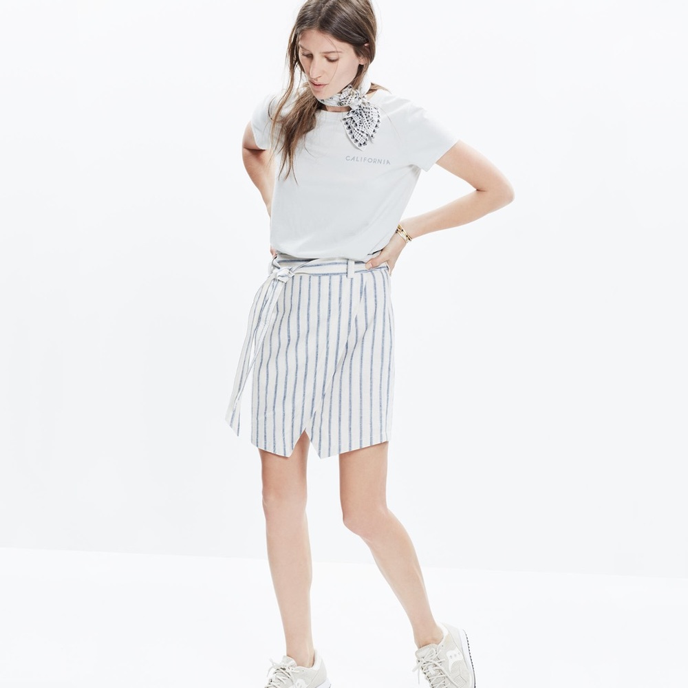 Madewell Portside Wrap Skirt