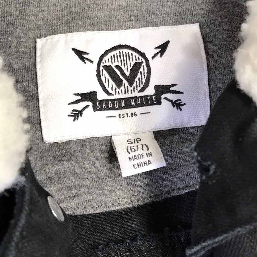 Boys Black Jean Jacket - Picture 2 of 5