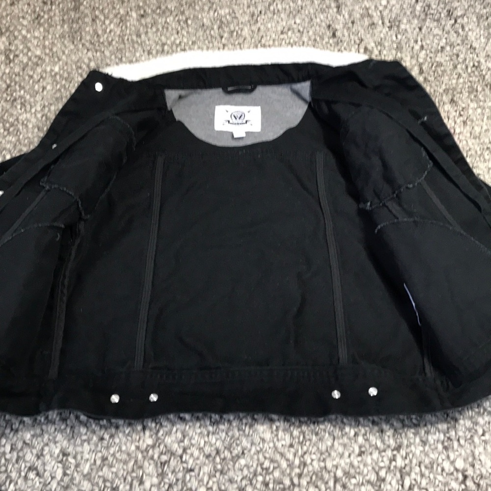 Boys Black Jean Jacket - Picture 4 of 5