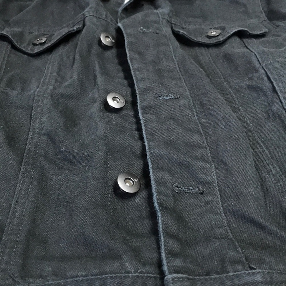 Boys Black Jean Jacket - Picture 5 of 5