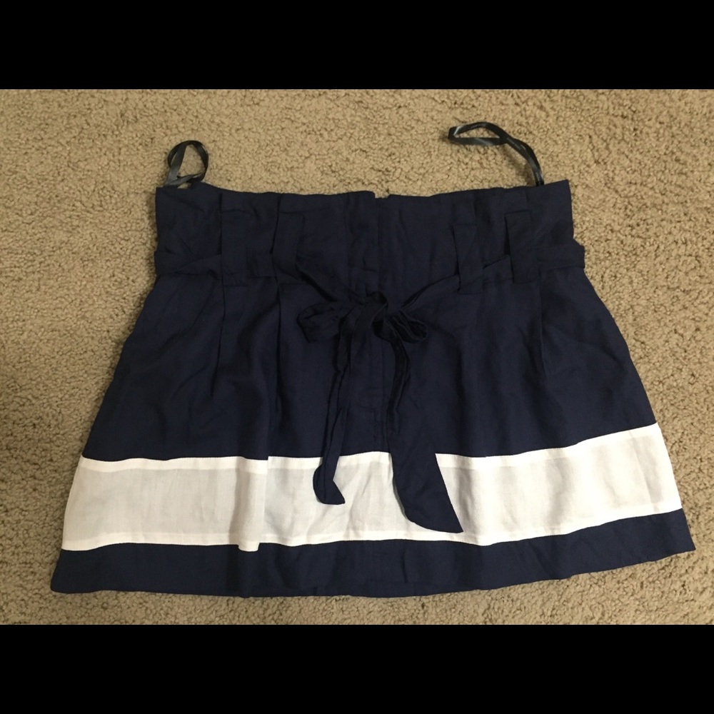 Veromoda tie waist mini skirt