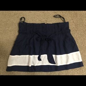 Veromoda tie waist mini skirt