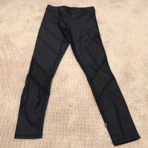 Zara Tarez black and mesh leggings