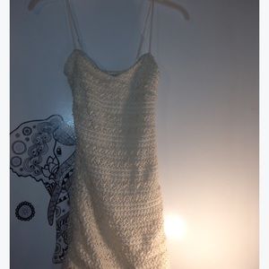 Monteau los angelos mini crochet dress