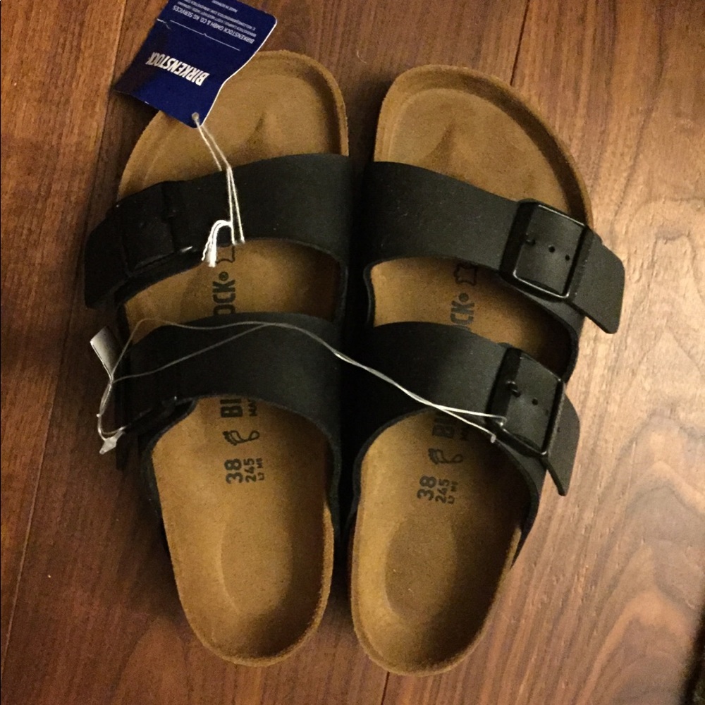Women’s Black Arizona Birkenstocks Size 38
