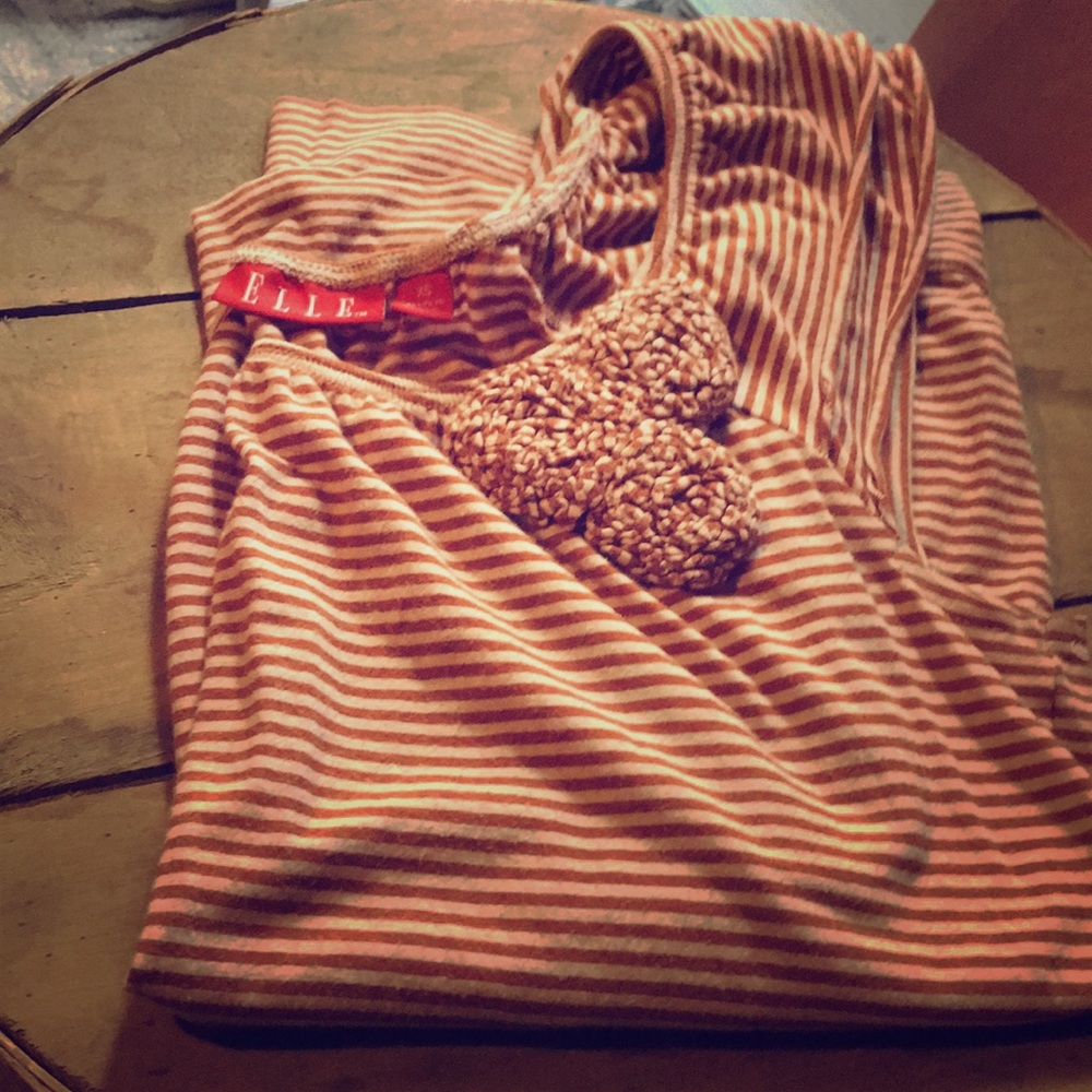 Elle brand stripped teeshirt size extra small