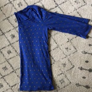 Jcrew cotton 3/4 sleeve shirt