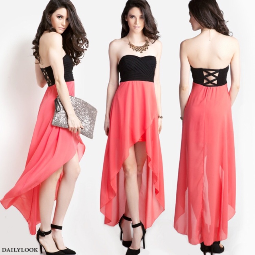 NWOT - Dailylook High Low Wrap Dress