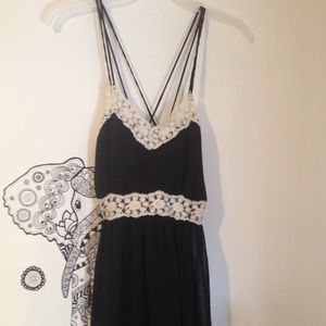 Black maxi dress