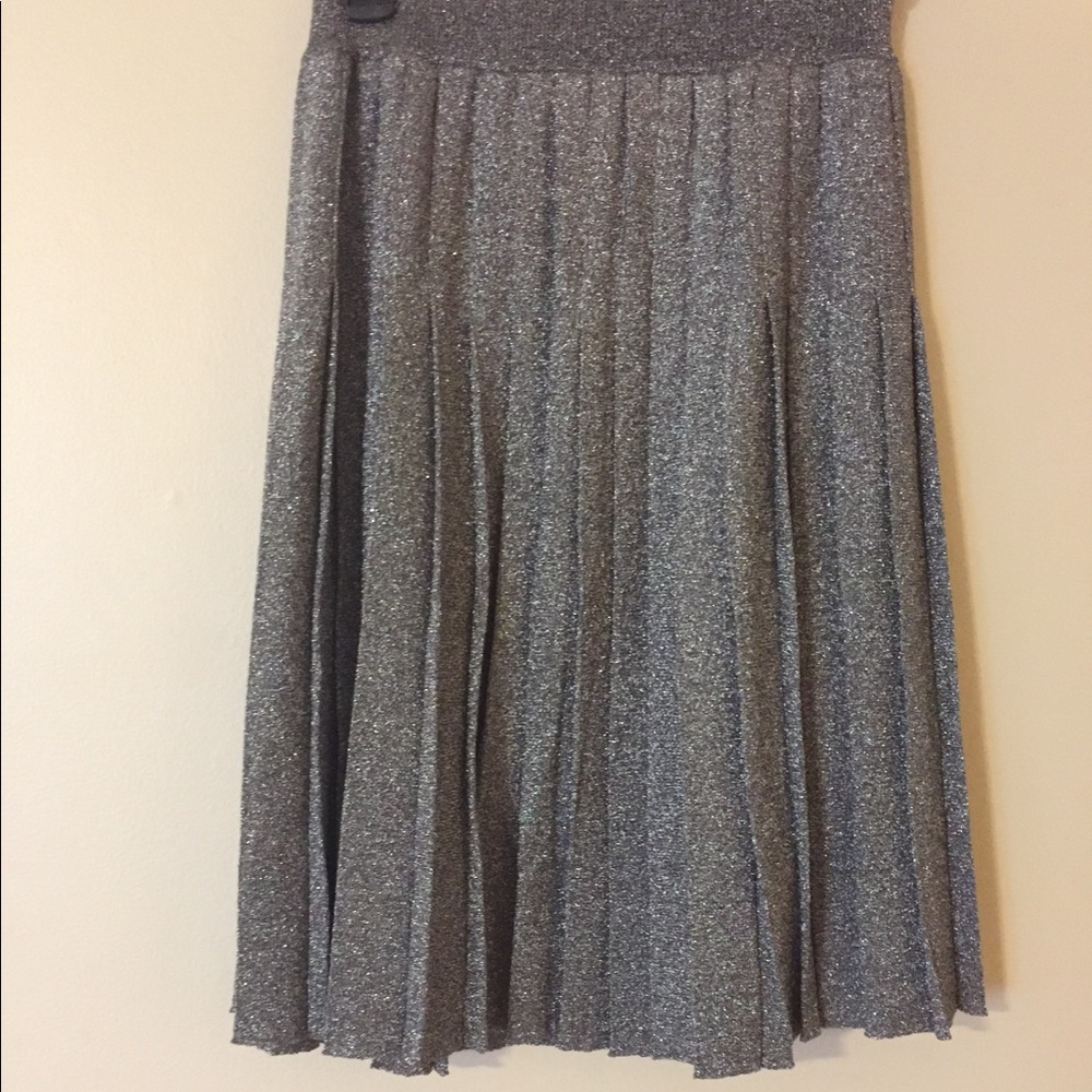 DIAMOND DIPPED Levi pleated skirt