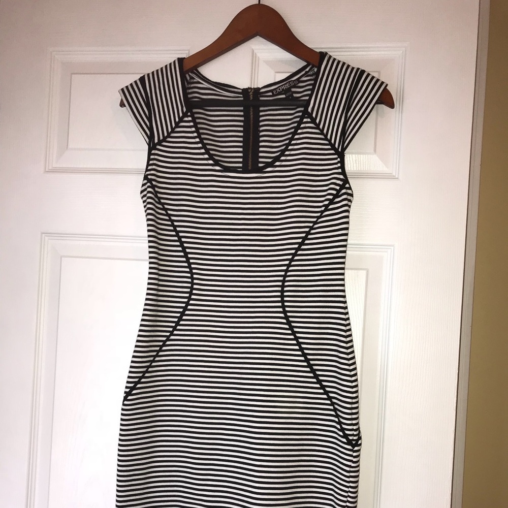 Striped dress.