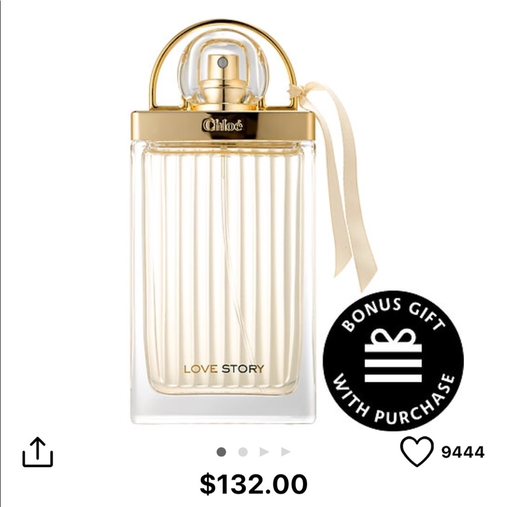 Chloe Lovestory perfume 2.5 oz barely used