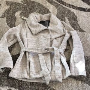 J Crew Wrap Sweatshirt - oatmeal color