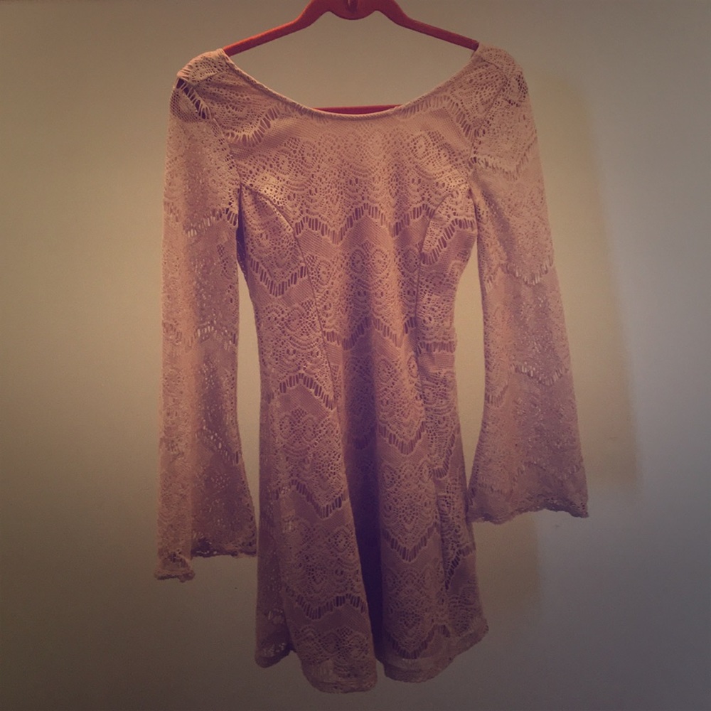 Blush Pink Longsleeve Dress
