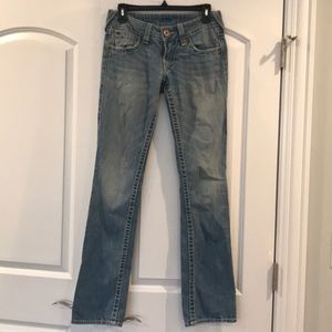True Religion size 27 jeans.