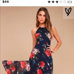 Floral Halter Dress