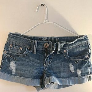 Denim shorts