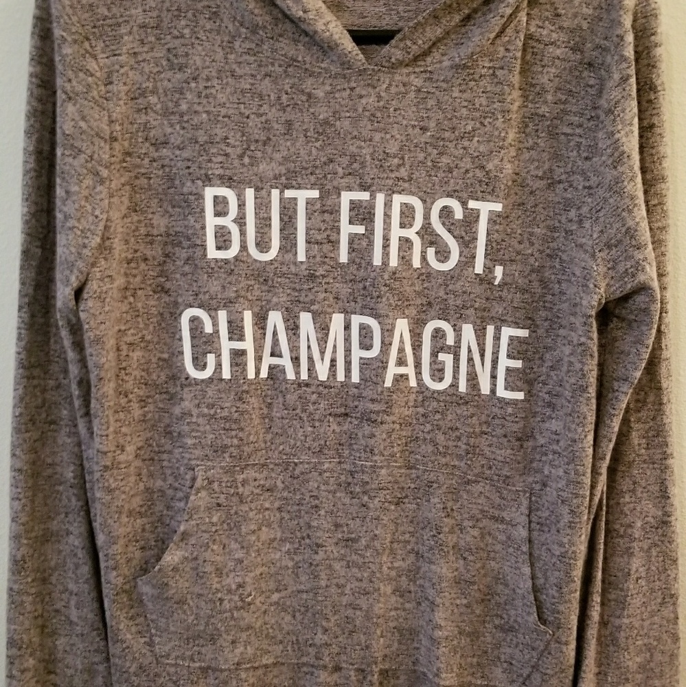 Purple sweatshirt hoodie