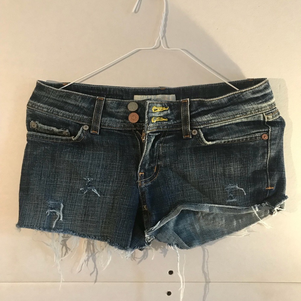 Distressed shorts