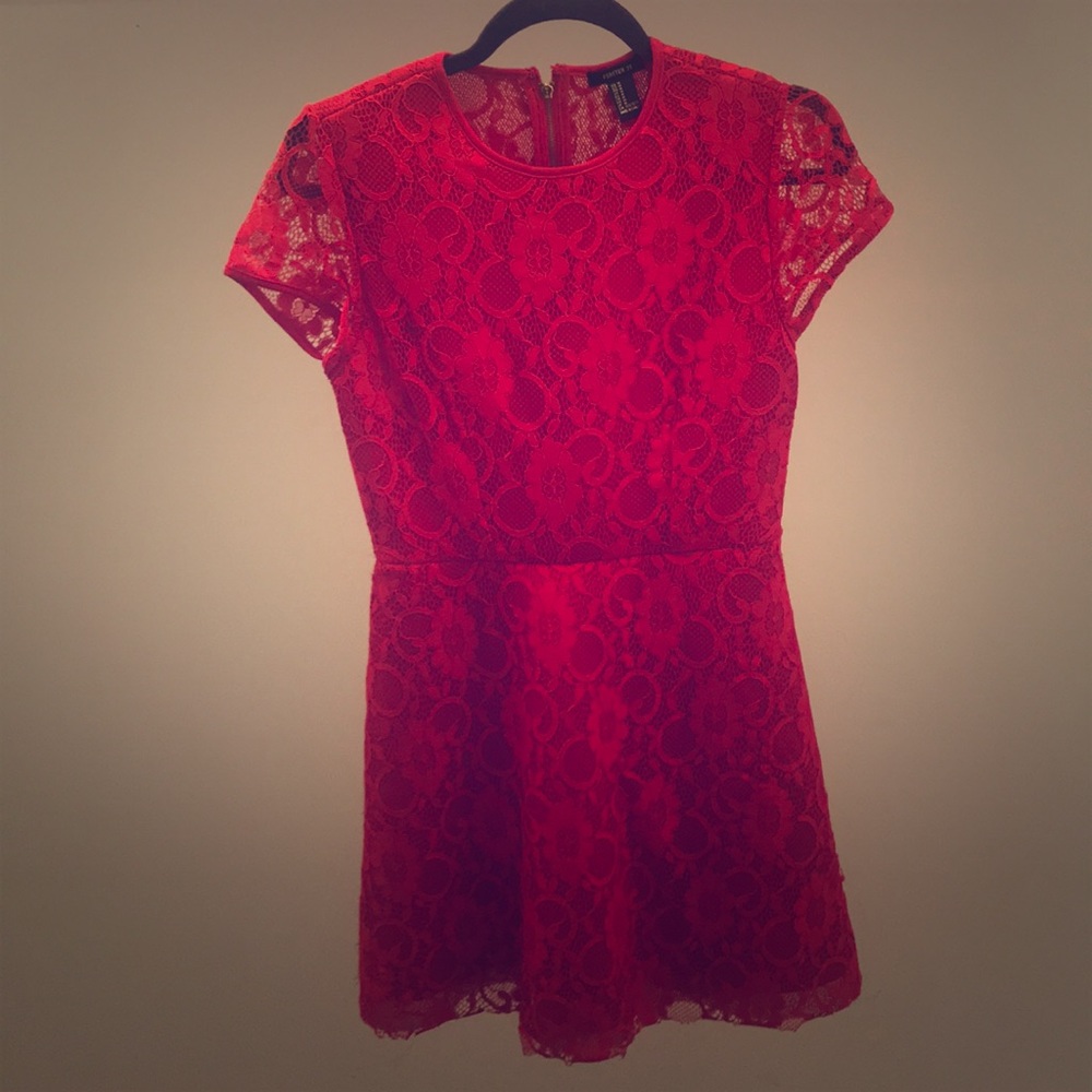 Red Lace Dress