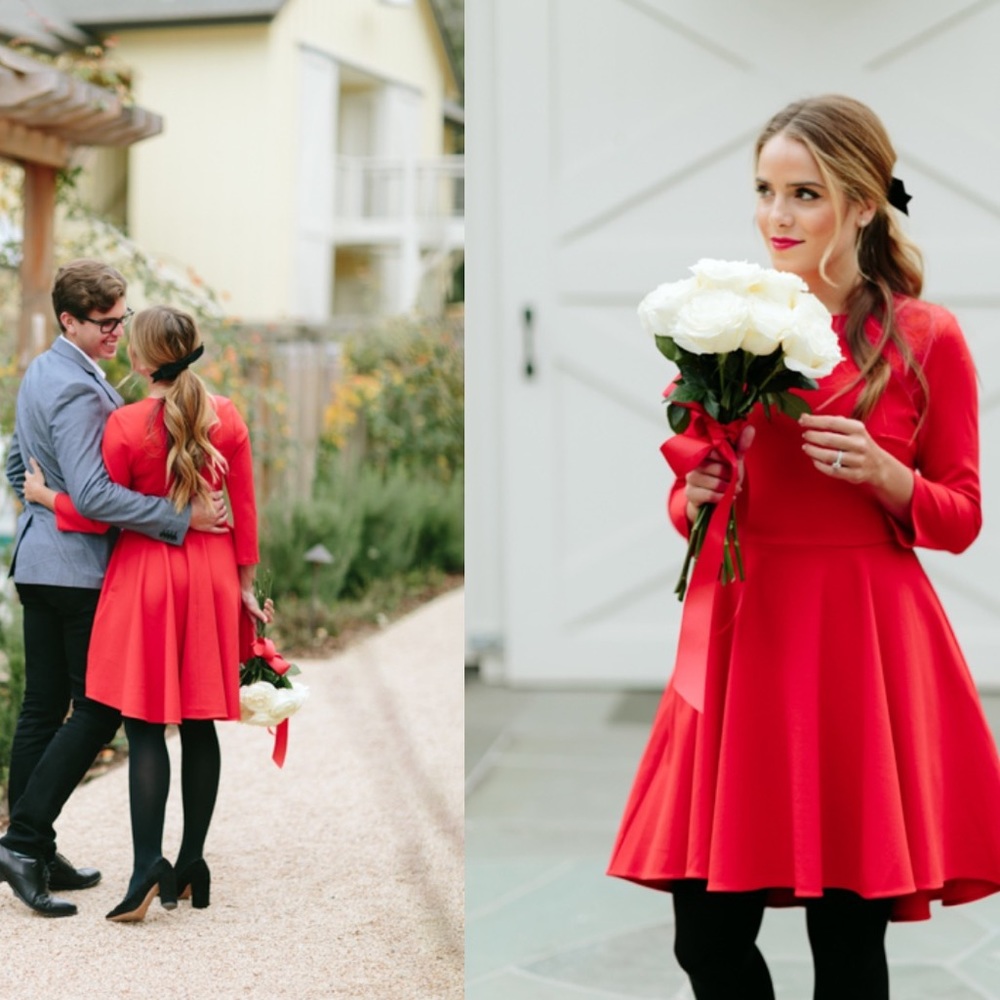 Red Express cocktail dress