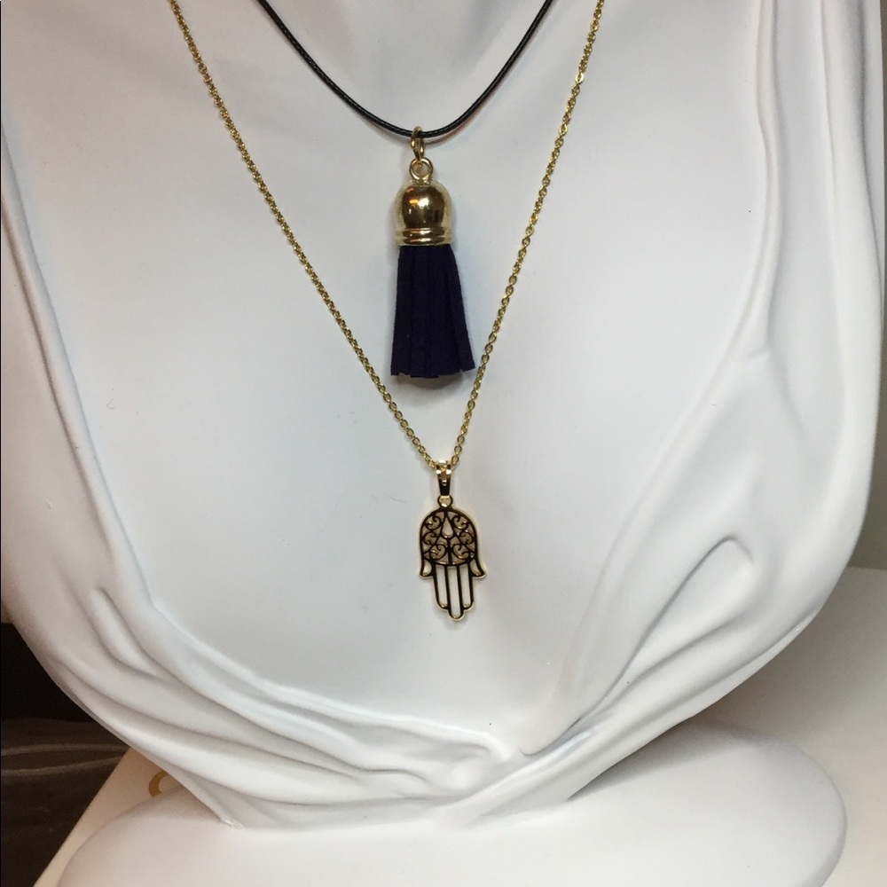Choker and Handsome necklace Gold Filled