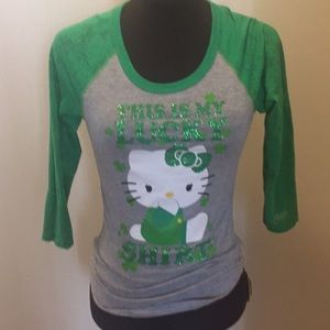 St Patrick’s Day Hello Kitty Shirt