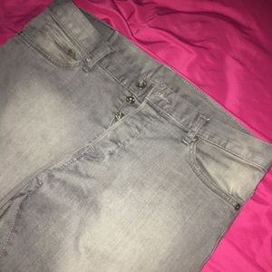 Denim wash grey slim fit jeans