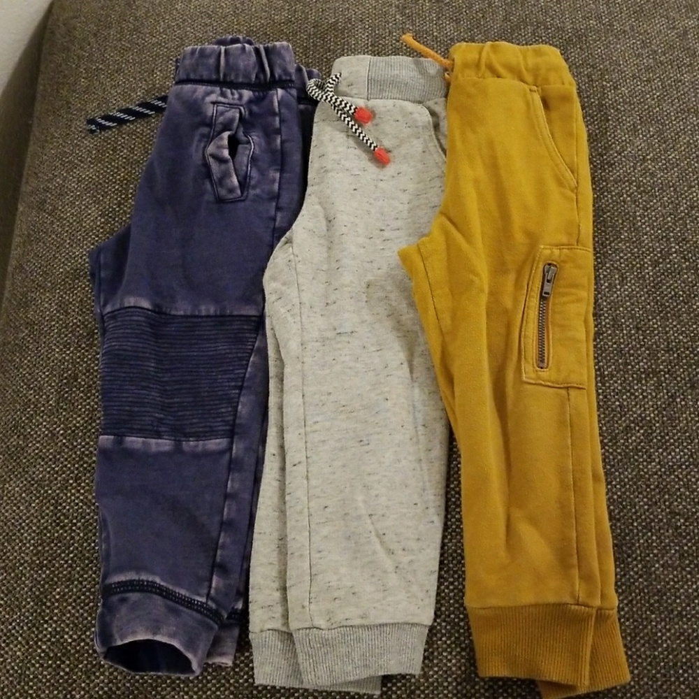 Set of boys joggers/sweats