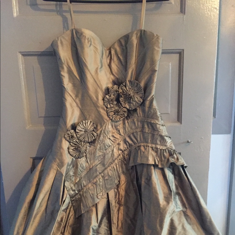 Gold BCBG MaxAzria Dress