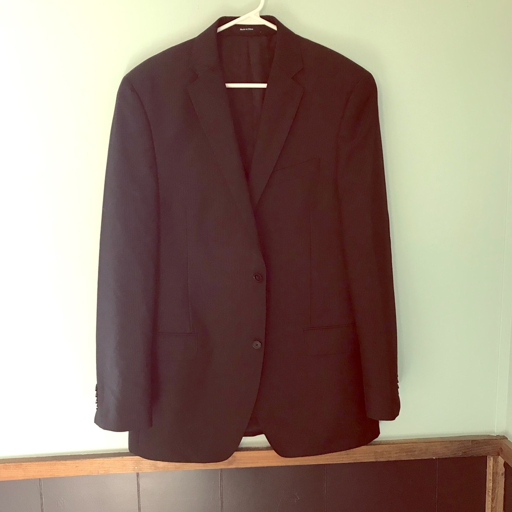 MENS Apt 9 Black Subtle Striped Blazer