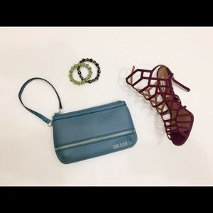 NWOT Guess Clutch Bag