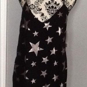 Black Dress With Silver Stars