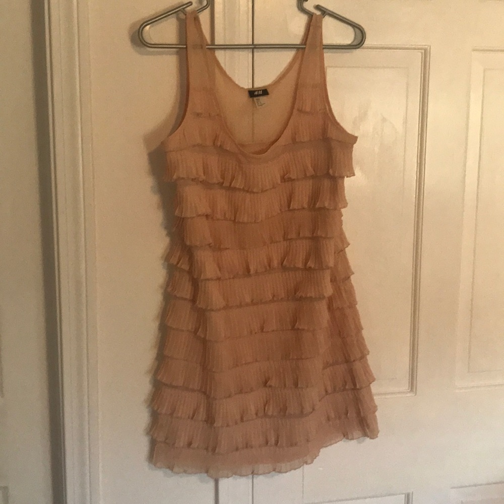 H&M Blush Layered Dress