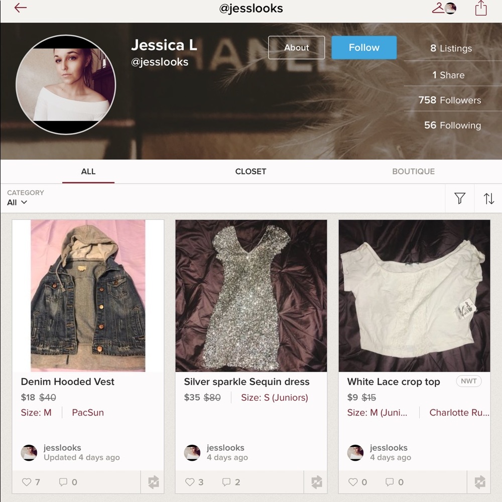 Poshmark account