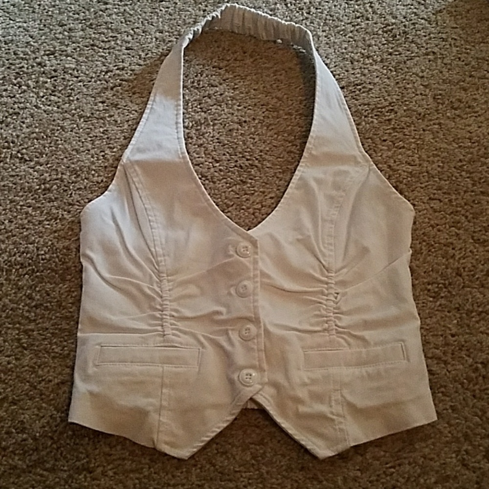 White halter size small