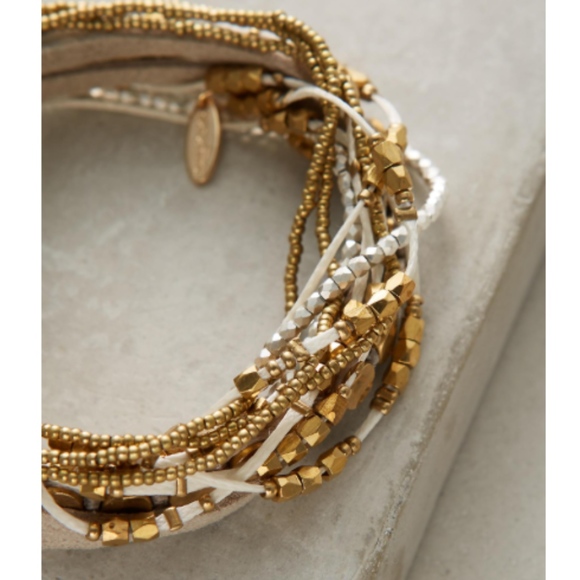 Anthropologie Jewelry - FINAL!!! Anthropologie Brooke Wrap Bracelet NEW!