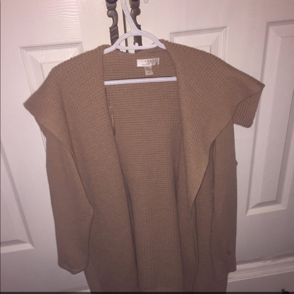 Kenar Women's Tan Cardigan Plus Size
