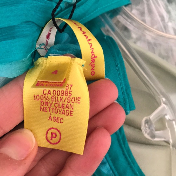 SILK PRINT DRESS - Picture 5 of 5