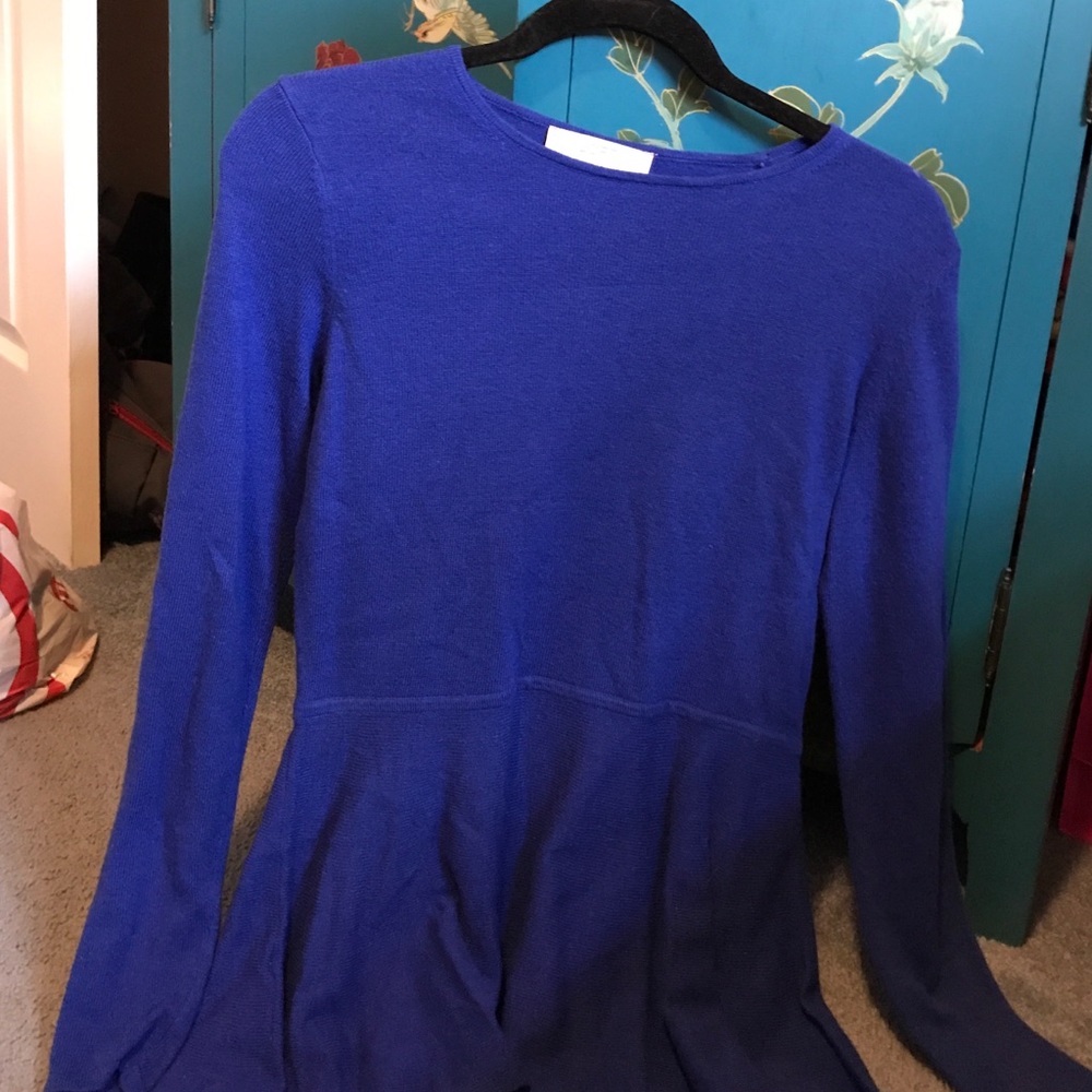 Loft peplum sweater super cute