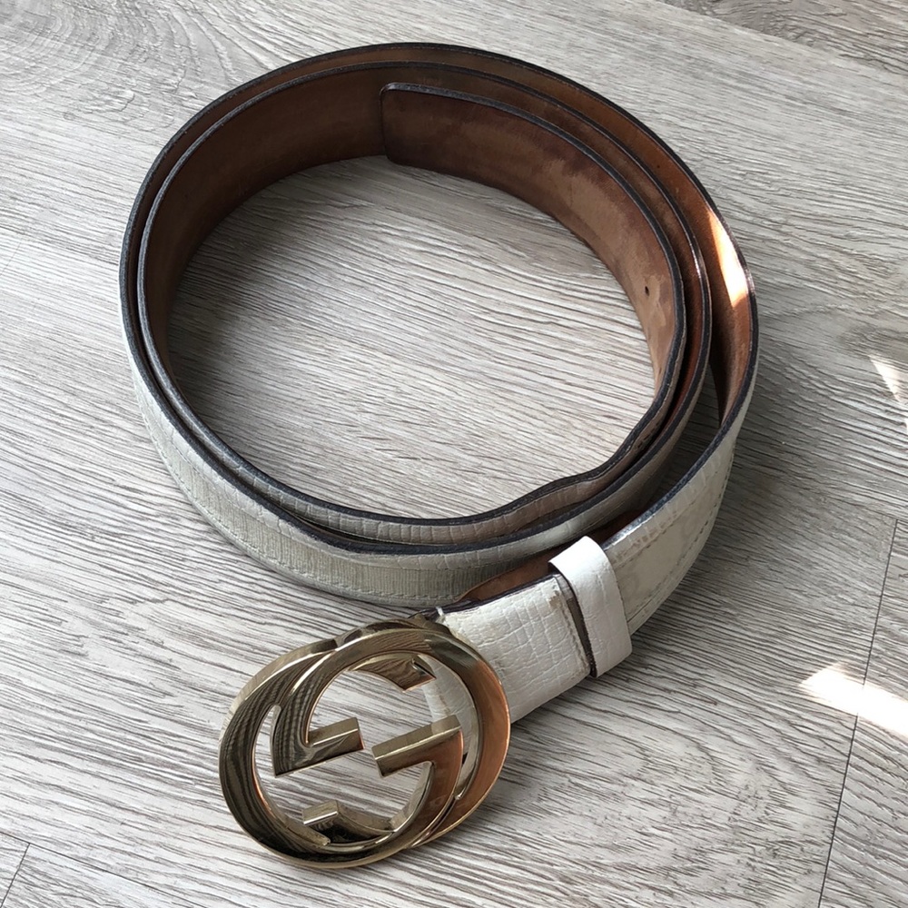 Gucci Belt in white