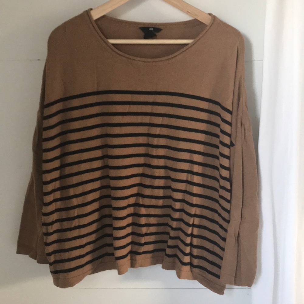 Black and brown stripped sweater