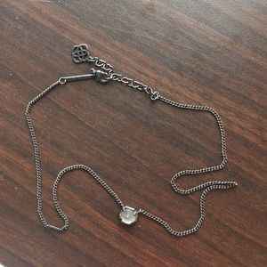 Discontinued Kendra Scott necklace gunmetal black