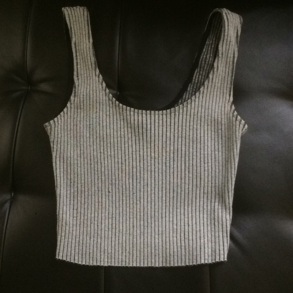 Striped LA Hearts crop top from Pacsun size small