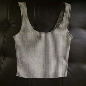 Striped LA Hearts crop top from Pacsun size small