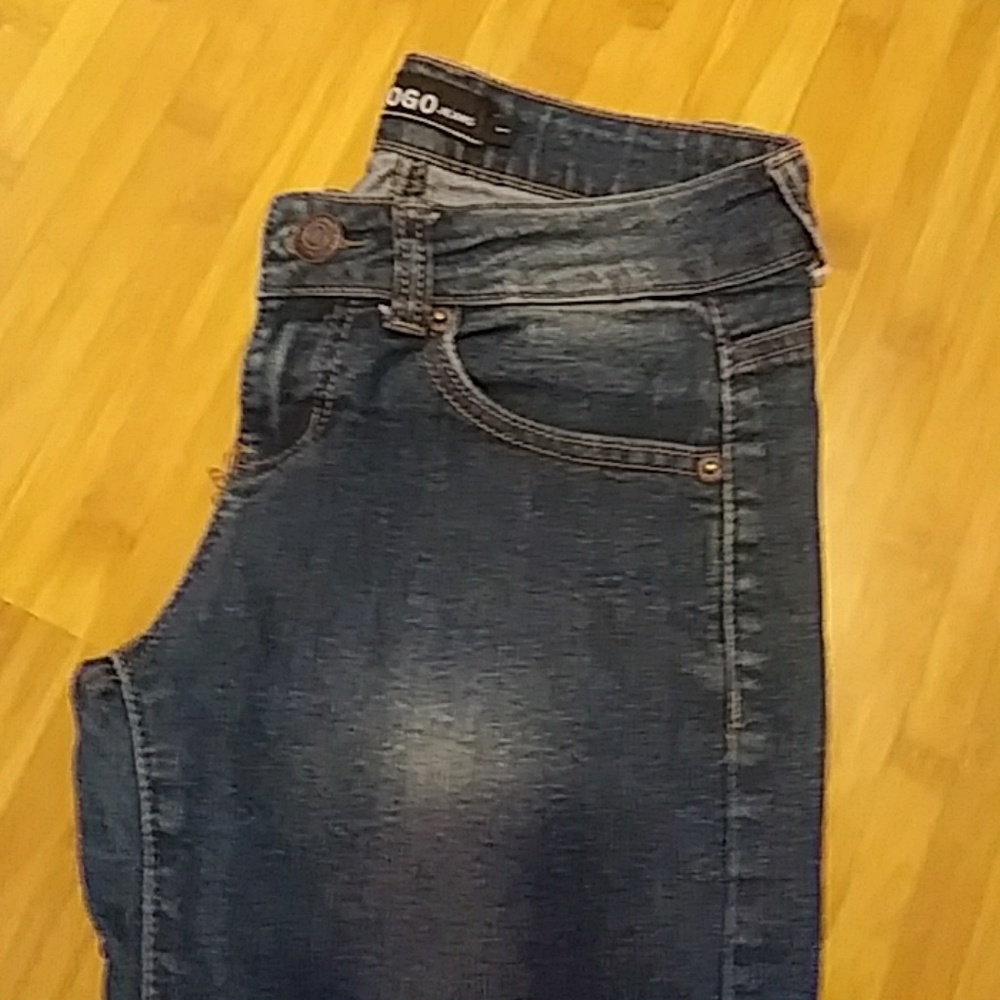 Form fitting low rise jeans from Wet Seal