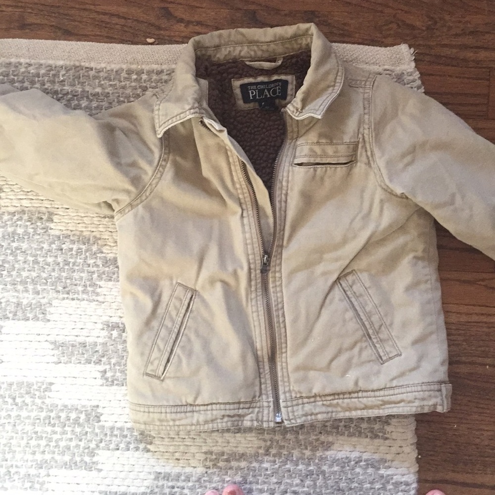 Children's Place khaki boys jacket coat 24 months